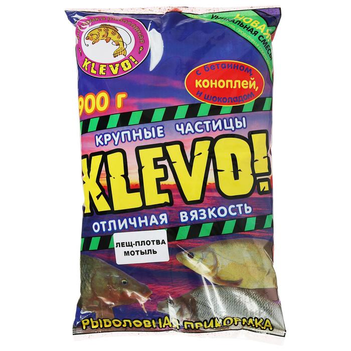 фото Прикормка «klevo-классик» лещ-плотва, цвет красный, мотыль klevo!