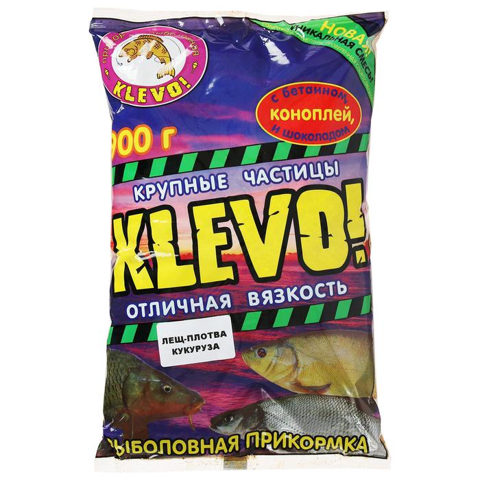 фото Прикормка «klevo-классик» лещ-плотва, цвет жёлтый, кукуруза klevo!