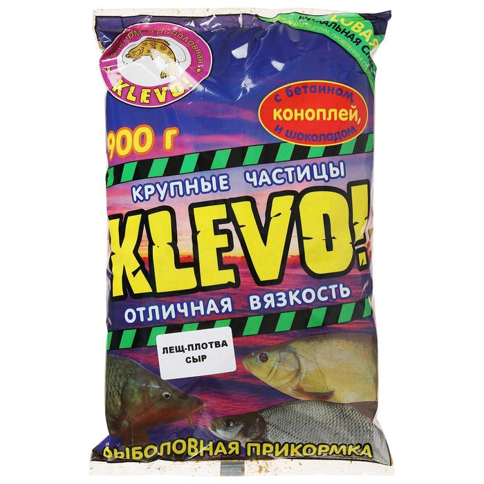фото Прикормка «klevo-классик» лещ-плотва, цвет жёлтый, сыр klevo!