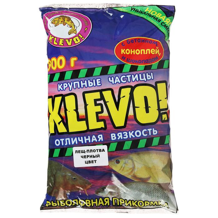 фото Прикормка «klevo-классик» лещ-плотва, цвет чёрный klevo!
