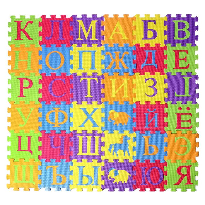 

Конструктор-коврик мягкий «Алфавит и животных»