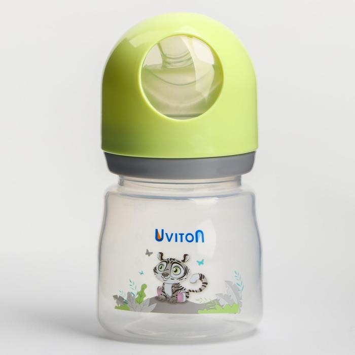 фото Бутылочка для кормления с широким горлышком, 125 мл. zoo, цвет микс uviton