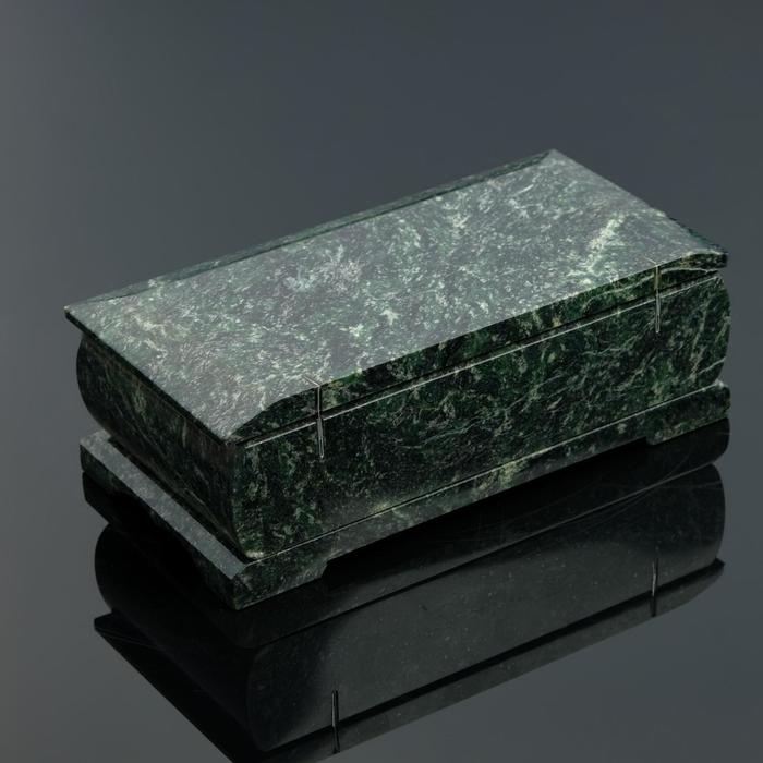 Купюрница "Ларец" полированная, змеевик