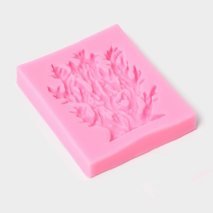 Молд «Коралл», 7×5,5×1 см, цвет розовый