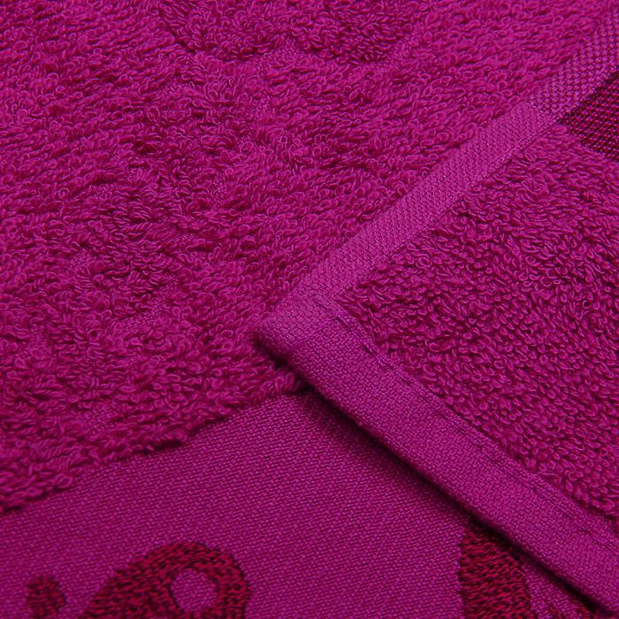 Полотенце махровое Fiesta Cotonn Butterfly 50*90см малиновый 420гр/м2, хлопок 100%