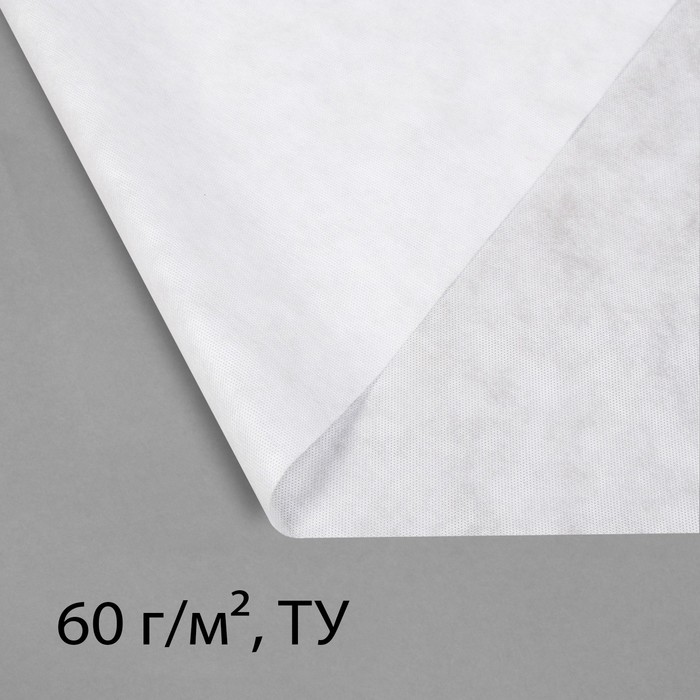 

Материал укрывной, 20 × 3.2 м, плотность 60 г/м², спанбонд с УФ-стабилизатором, белый, Greengo, Эконом 30%