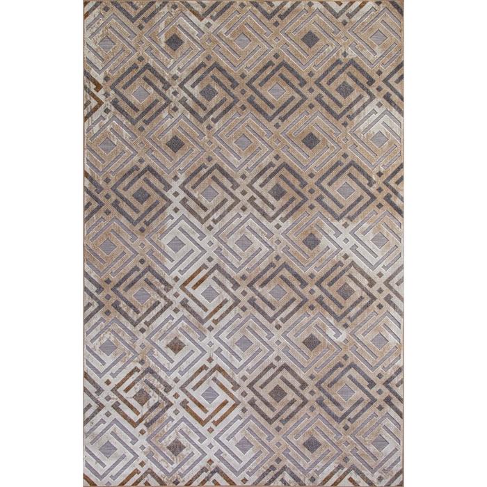 

Ковёр прямоугольный Sigma 6266, размер 120x170 см, цвет brown-beige