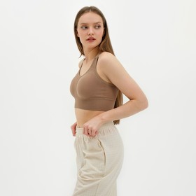 

Топ женский Collorista, цвет коричневый, размер 42-44