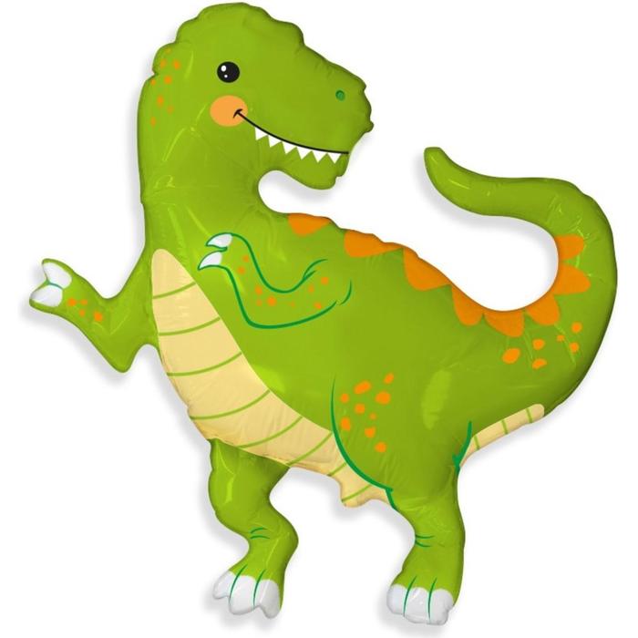 шар фольгированный 53 динозавр трицератопс ходячая фигура 1 шт в упаковке Шар фольгированный 33 фигура Динозавр