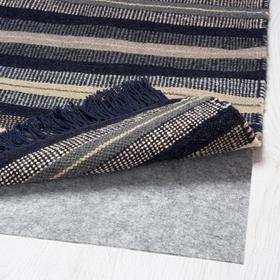 

Ковер безворсовый РОВАРОР, 90x155 см, цвет тёмно-синий