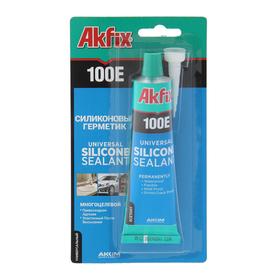 

Герметик силиконовый Akfix 100Е, универсальный, прозрачный, 85 г