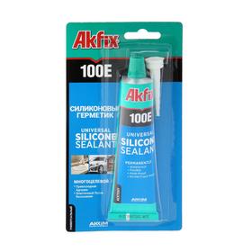 

Герметик силиконовый Akfix 100Е, универсальный, белый, 85 г