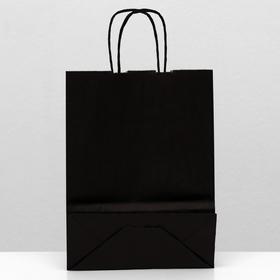 

Пакет крафт "Чёрный Риббит", 18 х 8 х 25 см