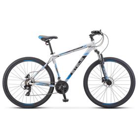 

Велосипед 29" Stels Navigator-900 D, F010, цвет серебристый/синий размер 21"