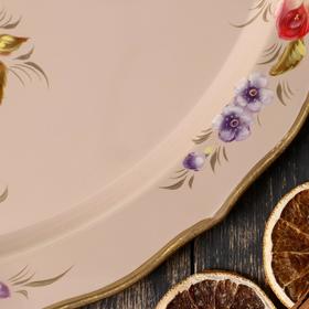 

Поднос с жостовской росписью, D=44 см