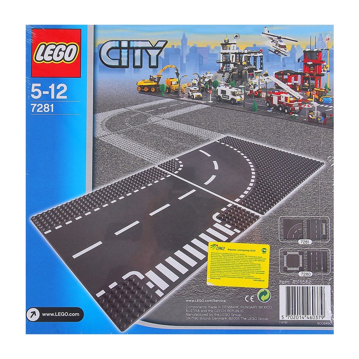 Доска для строительства «Т-образная развязка», 2 детали