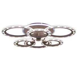 

УЦЕНКА Люстра с ПДУ 10021/6WT LED 110Вт 3000-6000К диммер белый 62х62х12 см