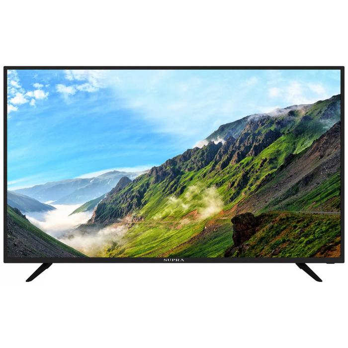 цена Телевизор Supra STV-LC55ST0045U, 50, 2160р, DVB-T/T2/C,2 HDMI, 2 USB , Smart TV, черный