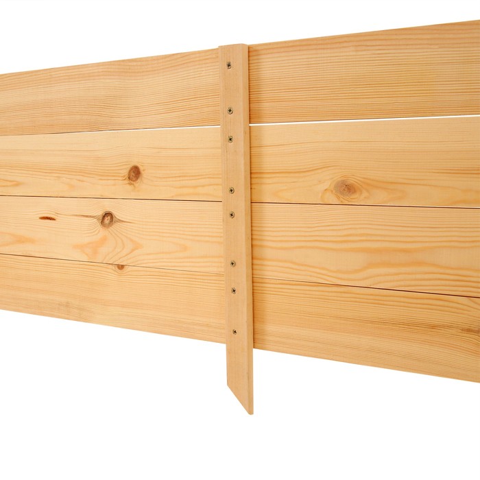 Грядка деревянная, 200 × 100 × 44 см, Greengo