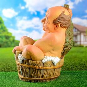 

Садовая фигура "Банщик" 52х50х60см