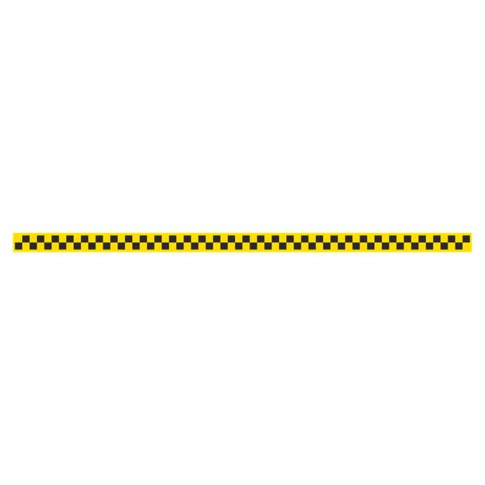 Наклейка-молдинг такси, узкий, комплект, 100 х 4 см магнитный знак молдинг такси широкий комплект 100 х 8 см