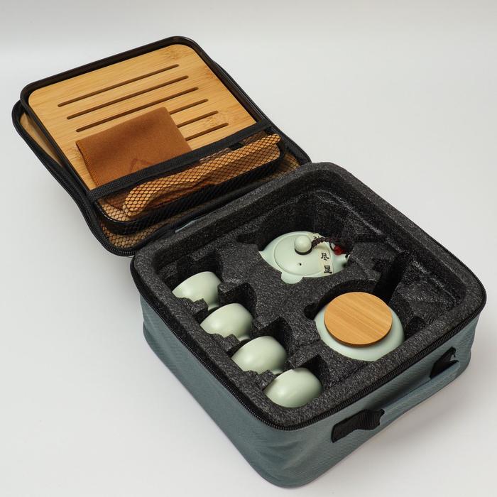 фото Набор для чайной церемонии 10 предметов, на 4 персоны, чашка 45 мл, чайник 180 мл, светлый take it easy