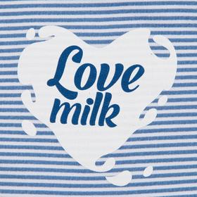 

Слюнявчик MILK, цвет тёмно-синий/полоска