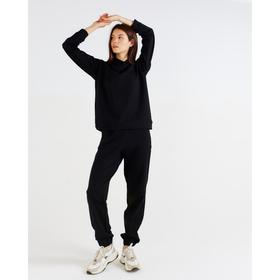 

Костюм женский (худи, брюки) MINAKU: Casual Collection цвет чёрный, размер 48