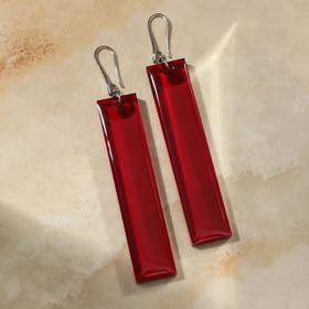 

Серьги из акрила "Палочки", цвет бордовый