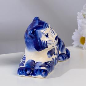 

Сувенир "Тигр Тишка", 8х18 см, гжель