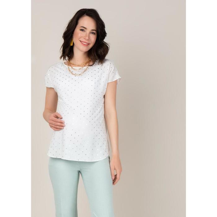 Блузка для беременных «Лиза», размер 42, цвет молочный