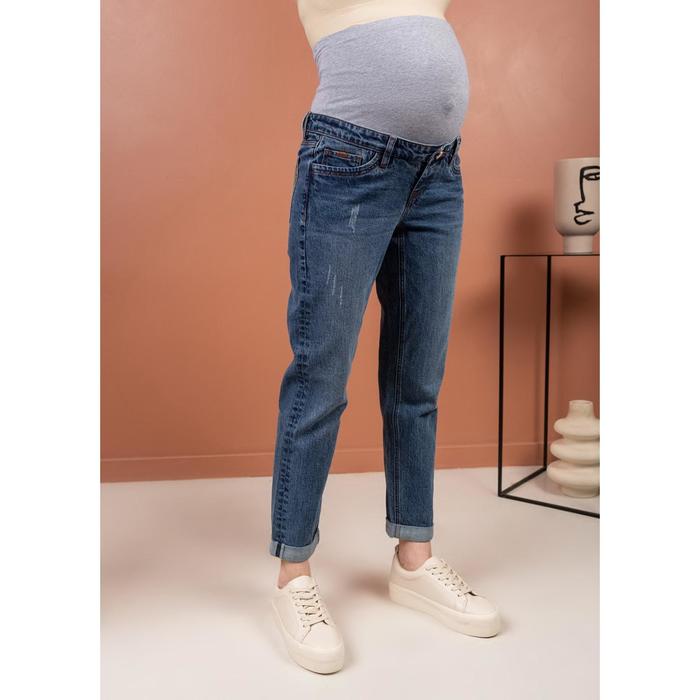 фото Джинсы для беременных smartboy, размер 44, цвет синий i love mum
