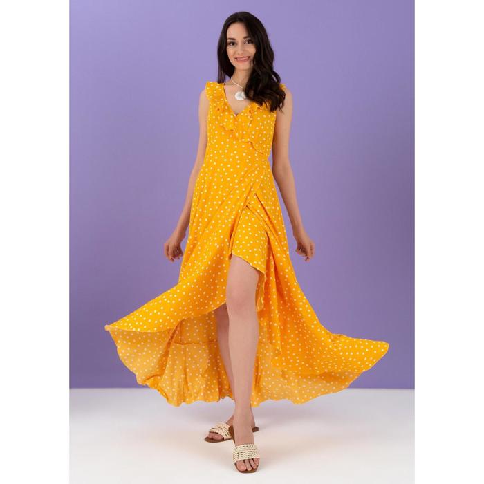 Платье для беременных «Василиса», размер 46, цвет жёлтый