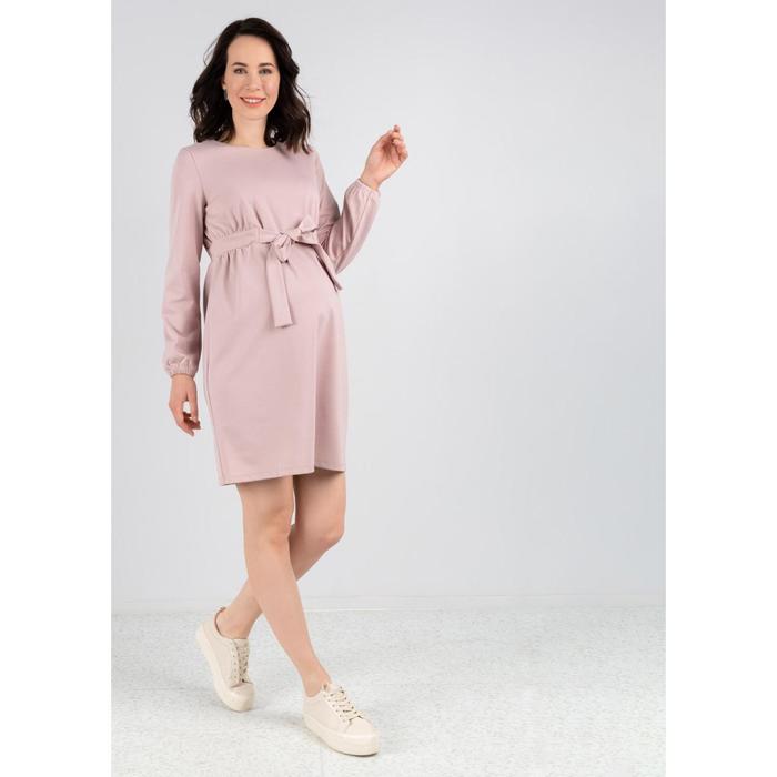 Платье для беременных «Элис», размер 42, цвет пудровый