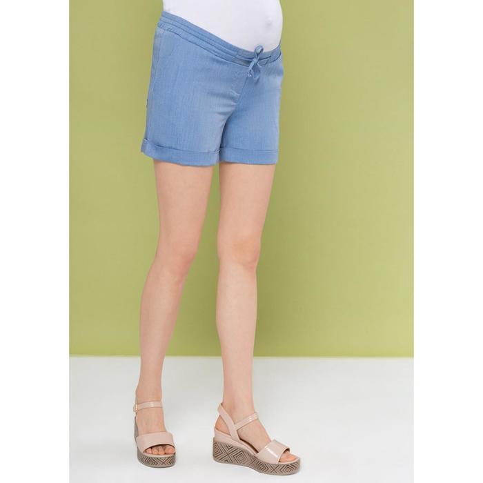 Шорты для беременных «Камилла», размер 46, цвет синий