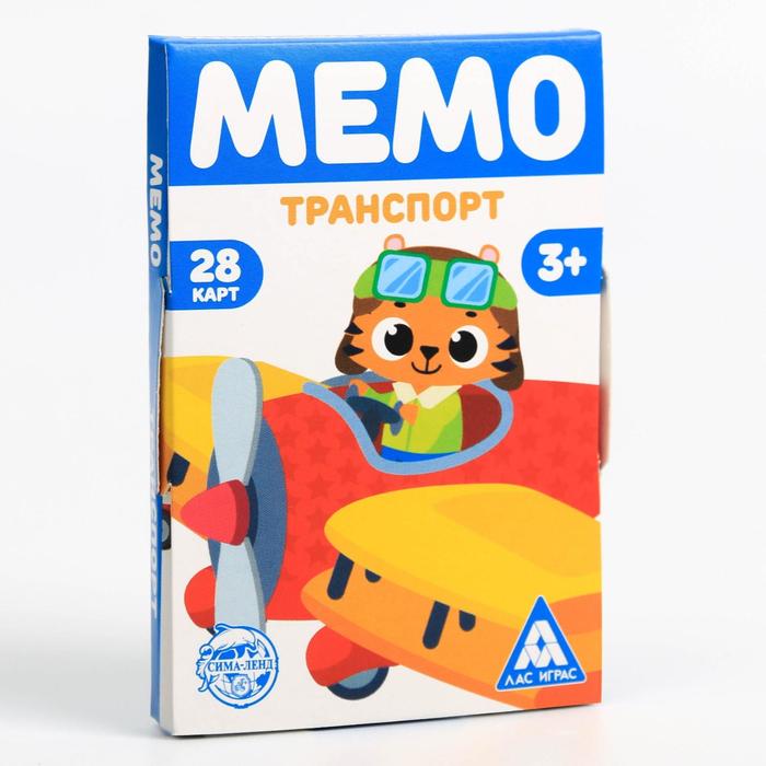 Развивающая игра «Мемо. Транспорт», 3+