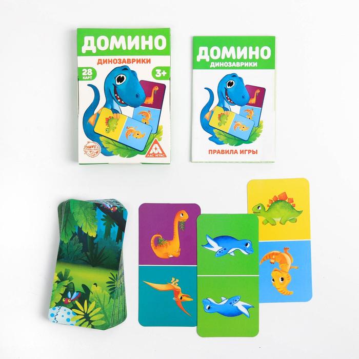 фото Развивающая игра «домино. динозаврики», 3+ лас играс