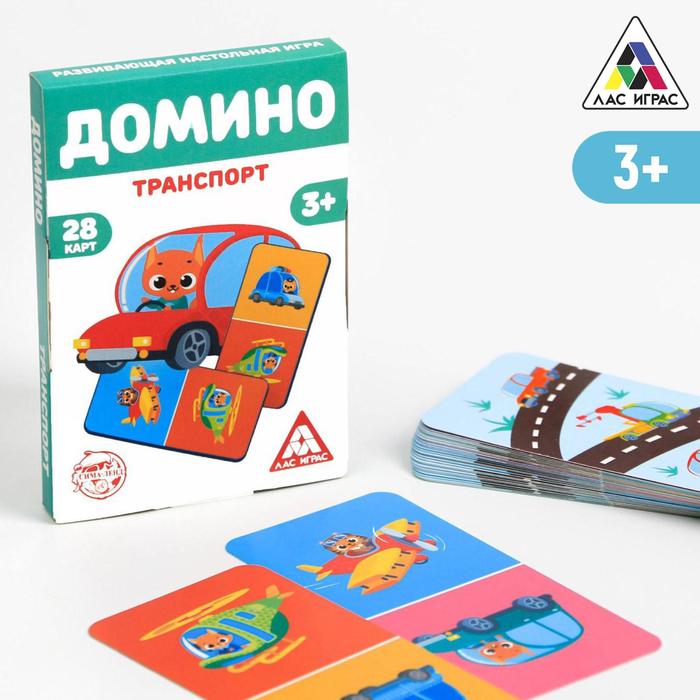 Развивающая игра «Домино. Транспорт», 3+