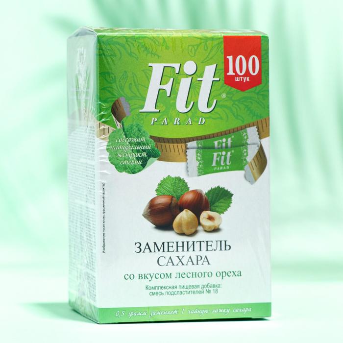 Заменитель сахара Fitparad №18 со вкусом лесной орех, 50 г заменитель сахара fit parad со вкусом карамели 100×0 5 г