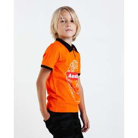 

Футболка-поло для мальчика, цвет оранжевый, рост 110 см (5 лет)