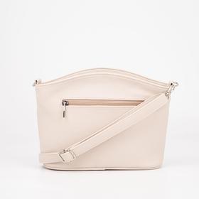 

Кросс-боди, отдел с перегородкой на молнии, 3 наружных кармана, длинный ремень, цвет бежевый