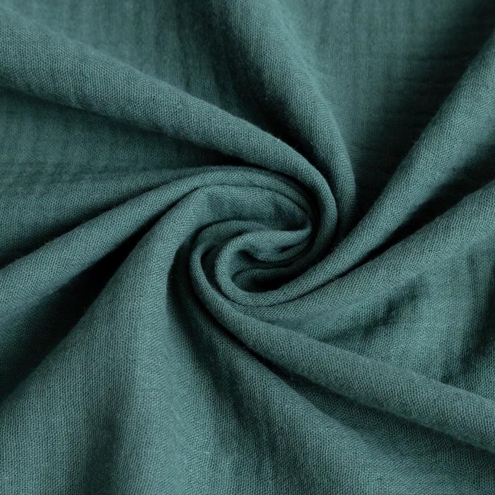 Пеленка двухслойная Крошка Я Emerald, 135х100см, 100 % хлопок