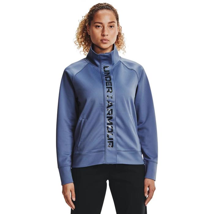 фото Ветровка женская under armour recover tricot jacket, размер 46-48 (1360908-470)