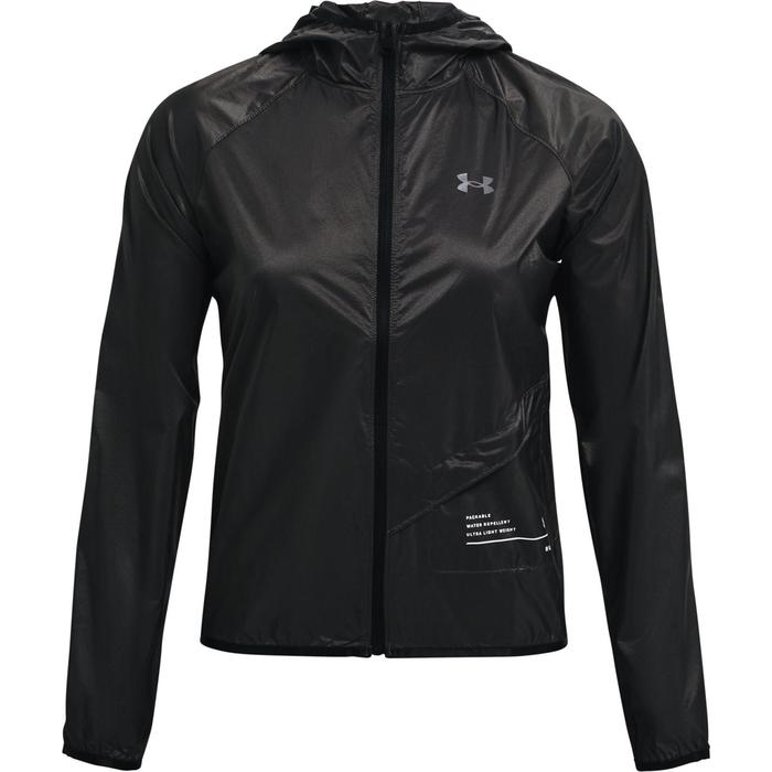 фото Ветровка женская under armour qualifier storm packable jacket, размер 42-44 (1326558-010)