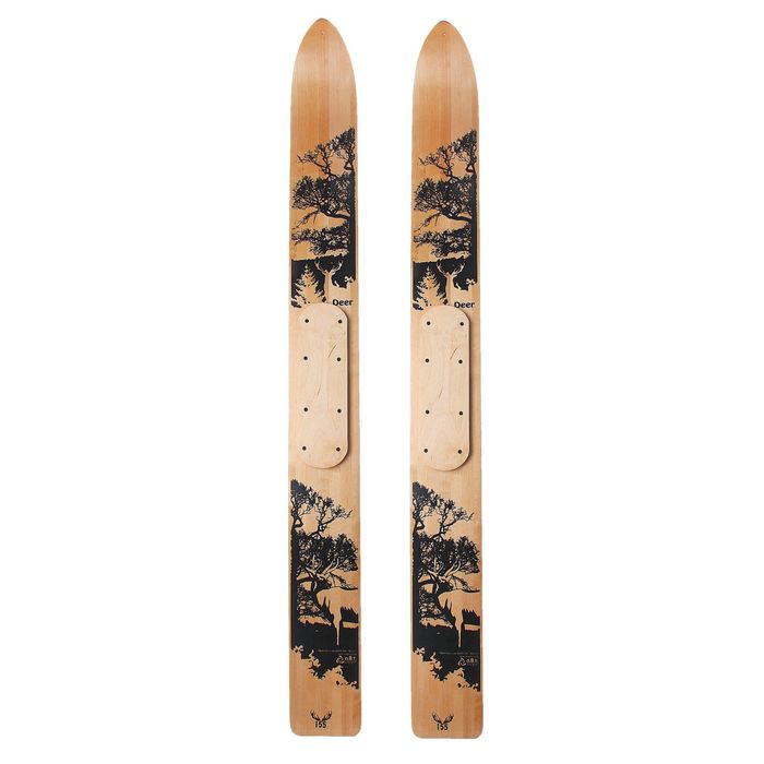 Лыжи промысловые "Deer", деревянные (155 см), цвета микс