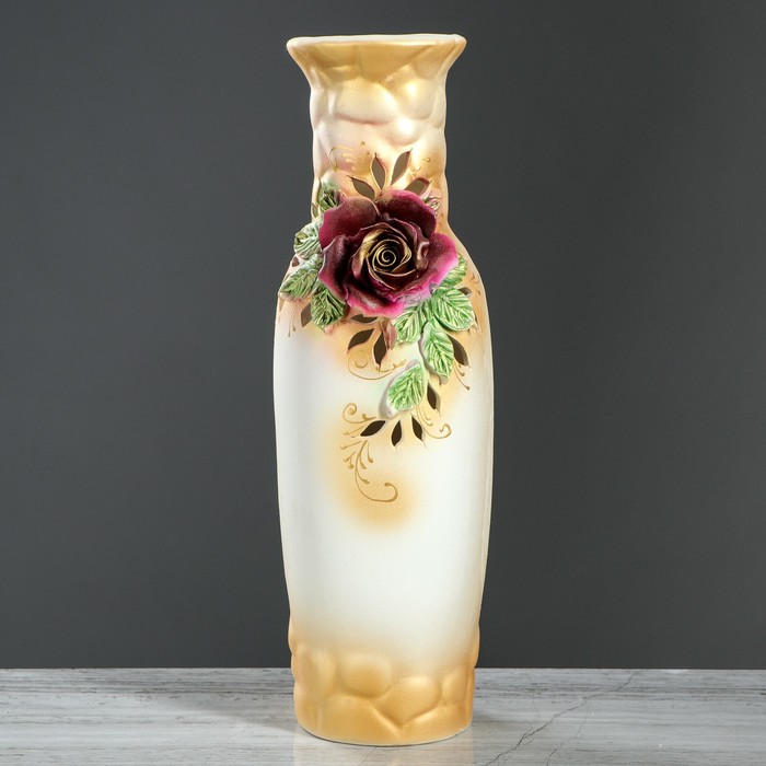 Ваза напольная "Николь" лепка, резная