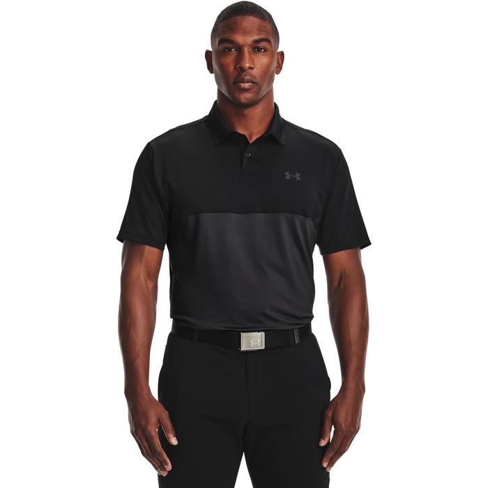 фото Поло мужское under armour perf polo 2.0 colorblock, размер 46-48 (1355485-006)