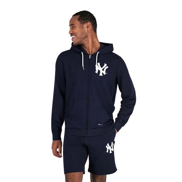 фото Толстовка мужская champion legacy mlb hooded full zip sweatshirt, размер m (214636-bs501)