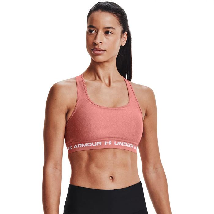 фото Топ женский under armour crossback mid heather bra, размер md (1361036-649)