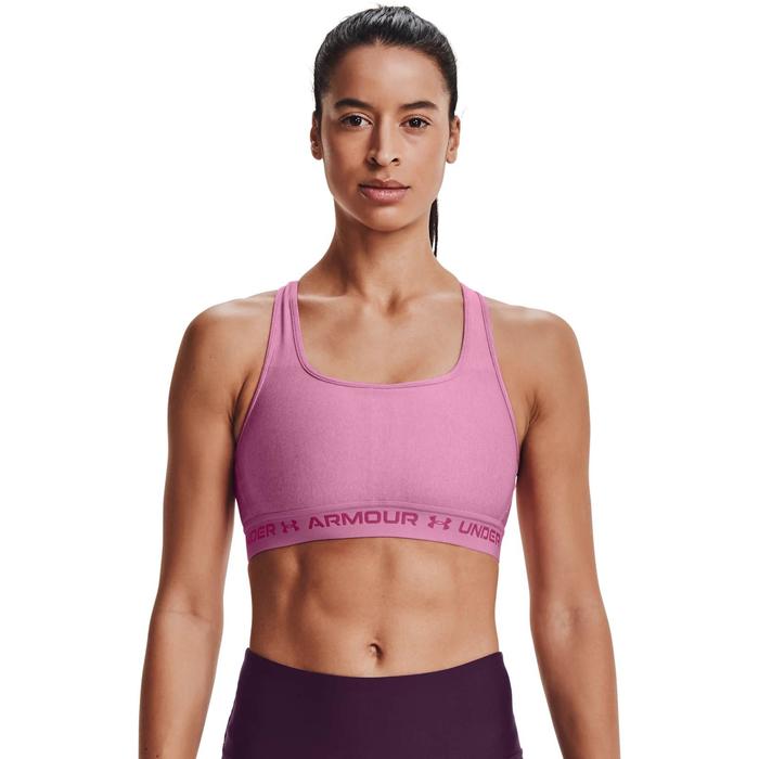 фото Топ женский under armour crossback mid heather bra, размер md (1361036-680)